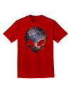 Extraterrestrial Face - Space #1 Adult Dark T-Shirt by TooLoud-Mens T-Shirt-TooLoud-Red-Small-Davson Sales