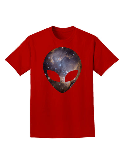 Extraterrestrial Face - Space #1 Adult Dark T-Shirt by TooLoud-Mens T-Shirt-TooLoud-Red-Small-Davson Sales