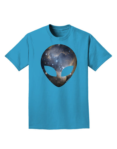 Extraterrestrial Face - Space #1 Adult Dark T-Shirt by TooLoud-Mens T-Shirt-TooLoud-Turquoise-Small-Davson Sales