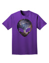 Extraterrestrial Face - Space #1 Adult Dark T-Shirt by TooLoud-Mens T-Shirt-TooLoud-Purple-Small-Davson Sales