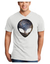 Extraterrestrial Face - Space #1 Adult V-Neck T-shirt by TooLoud-Mens V-Neck T-Shirt-TooLoud-White-Small-Davson Sales