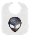 Extraterrestrial Face - Space #1 Baby Bib by TooLoud