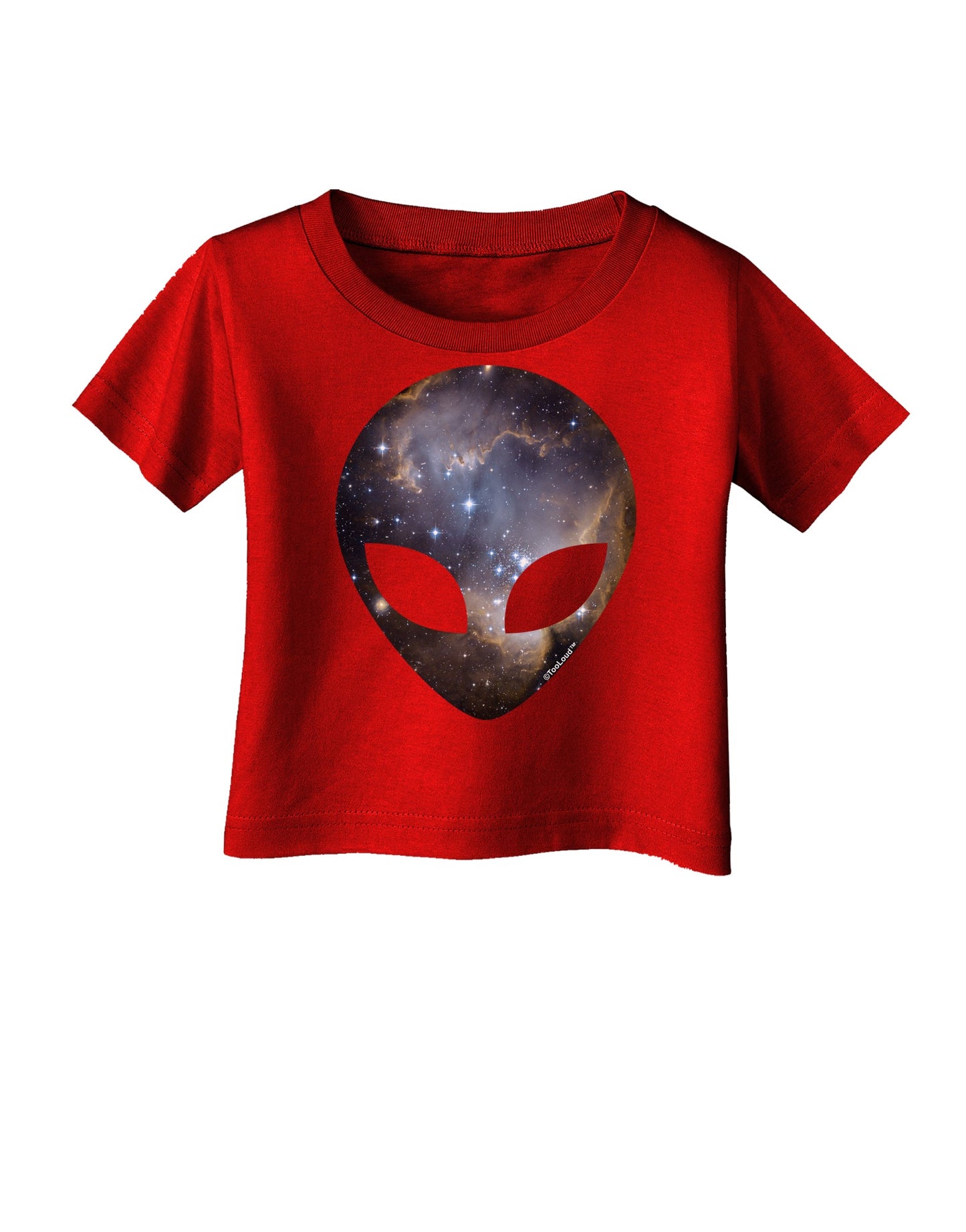Extraterrestrial Face - Space #1 Infant T-Shirt Dark by TooLoud-Infant T-Shirt-TooLoud-Red-06-Months-Davson Sales