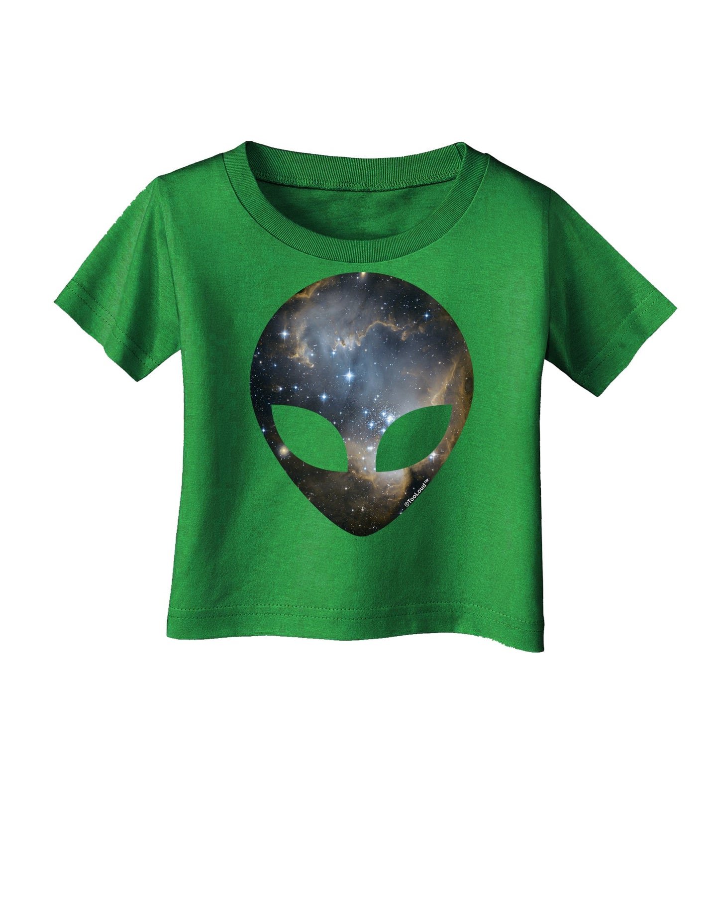 Extraterrestrial Face - Space #1 Infant T-Shirt Dark by TooLoud-Infant T-Shirt-TooLoud-Clover-Green-06-Months-Davson Sales