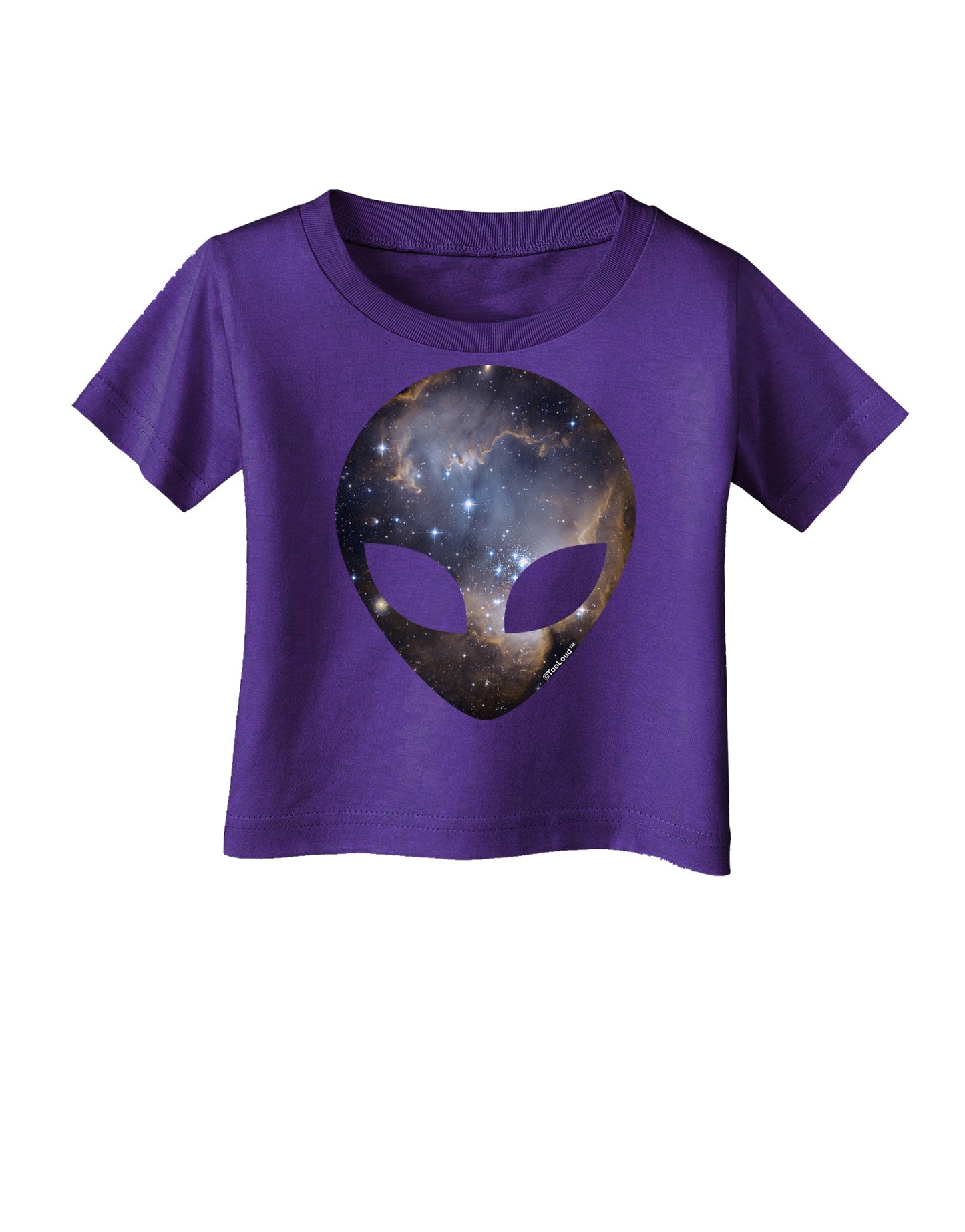 Extraterrestrial Face - Space #1 Infant T-Shirt Dark by TooLoud-Infant T-Shirt-TooLoud-Purple-06-Months-Davson Sales