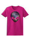 Extraterrestrial Face - Space #1 Womens Dark T-Shirt by TooLoud-Womens T-Shirt-TooLoud-Hot-Pink-Small-Davson Sales