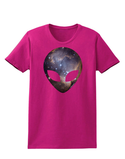 Extraterrestrial Face - Space #1 Womens Dark T-Shirt by TooLoud-Womens T-Shirt-TooLoud-Hot-Pink-Small-Davson Sales