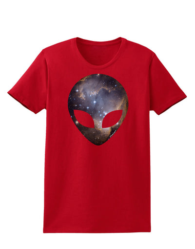 Extraterrestrial Face - Space #1 Womens Dark T-Shirt by TooLoud-Womens T-Shirt-TooLoud-Red-X-Small-Davson Sales