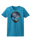 Extraterrestrial Face - Space #1 Womens Dark T-Shirt by TooLoud-Womens T-Shirt-TooLoud-Turquoise-X-Small-Davson Sales