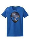 Extraterrestrial Face - Space #1 Womens Dark T-Shirt by TooLoud-Womens T-Shirt-TooLoud-Royal-Blue-X-Small-Davson Sales