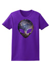 Extraterrestrial Face - Space #1 Womens Dark T-Shirt by TooLoud-Womens T-Shirt-TooLoud-Purple-X-Small-Davson Sales