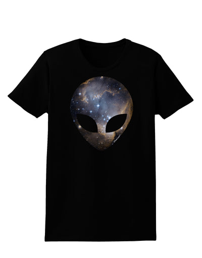 Extraterrestrial Face - Space #1 Womens Dark T-Shirt by TooLoud-Womens T-Shirt-TooLoud-Black-X-Small-Davson Sales