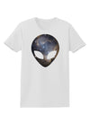 Extraterrestrial Face - Space #1 Womens T-Shirt by TooLoud-Womens T-Shirt-TooLoud-White-X-Small-Davson Sales