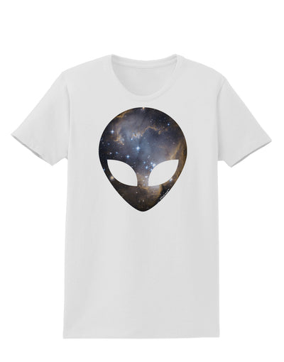 Extraterrestrial Face - Space #1 Womens T-Shirt by TooLoud-Womens T-Shirt-TooLoud-White-X-Small-Davson Sales