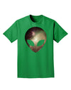 Extraterrestrial Face - Space #2 Adult Dark T-Shirt by TooLoud-Mens T-Shirt-TooLoud-Kelly-Green-Small-Davson Sales