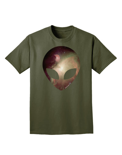 Extraterrestrial Face - Space #2 Adult Dark T-Shirt by TooLoud-Mens T-Shirt-TooLoud-Military-Green-Small-Davson Sales