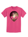 Extraterrestrial Face - Space #2 Childrens Dark T-Shirt by TooLoud-Childrens T-Shirt-TooLoud-Sangria-X-Small-Davson Sales