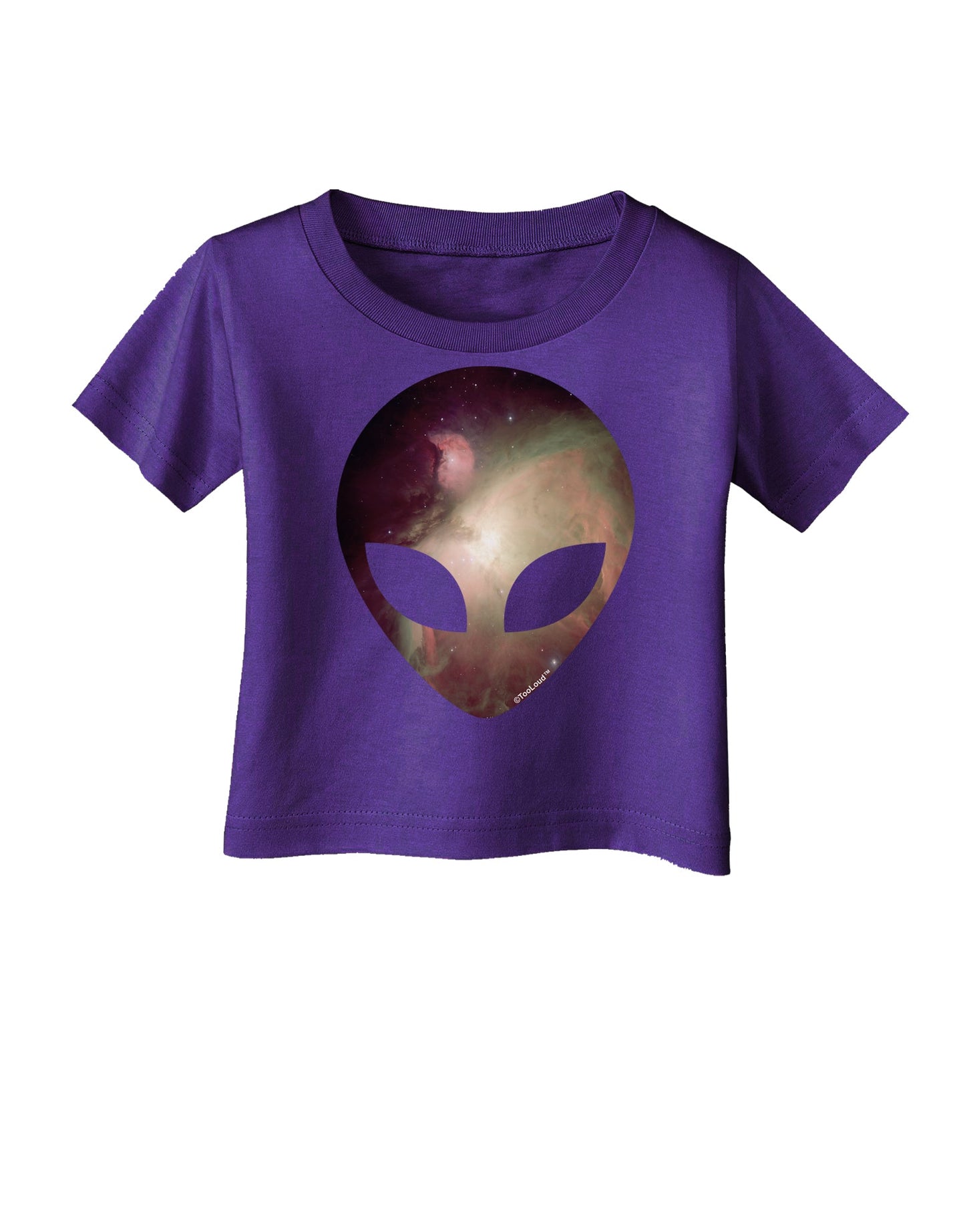 Extraterrestrial Face - Space #2 Infant T-Shirt Dark by TooLoud-Infant T-Shirt-TooLoud-Purple-06-Months-Davson Sales