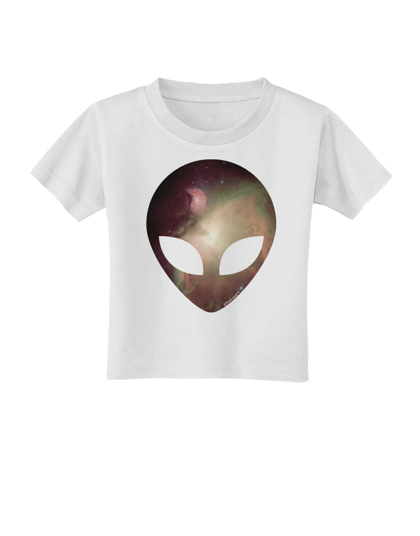 Extraterrestrial Face - Space #2 Toddler T-Shirt by TooLoud-Toddler T-Shirt-TooLoud-White-2T-Davson Sales