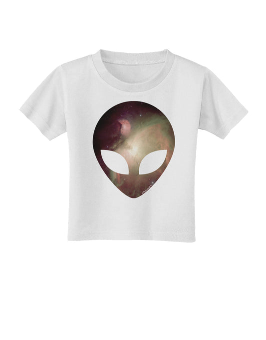 Extraterrestrial Face - Space #2 Toddler T-Shirt by TooLoud-Toddler T-Shirt-TooLoud-White-2T-Davson Sales