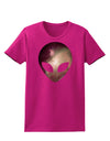 Extraterrestrial Face - Space #2 Womens Dark T-Shirt by TooLoud-Womens T-Shirt-TooLoud-Hot-Pink-Small-Davson Sales