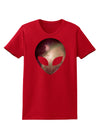 Extraterrestrial Face - Space #2 Womens Dark T-Shirt by TooLoud-Womens T-Shirt-TooLoud-Red-X-Small-Davson Sales