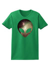 Extraterrestrial Face - Space #2 Womens Dark T-Shirt by TooLoud-Womens T-Shirt-TooLoud-Kelly-Green-X-Small-Davson Sales