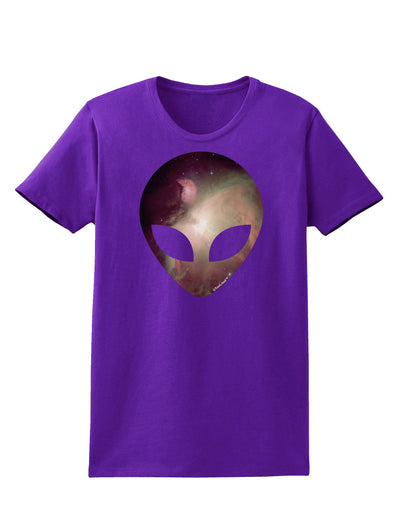 Extraterrestrial Face - Space #2 Womens Dark T-Shirt by TooLoud-Womens T-Shirt-TooLoud-Purple-X-Small-Davson Sales