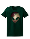 Extraterrestrial Face - Space #2 Womens Dark T-Shirt by TooLoud-Womens T-Shirt-TooLoud-Forest-Green-Small-Davson Sales