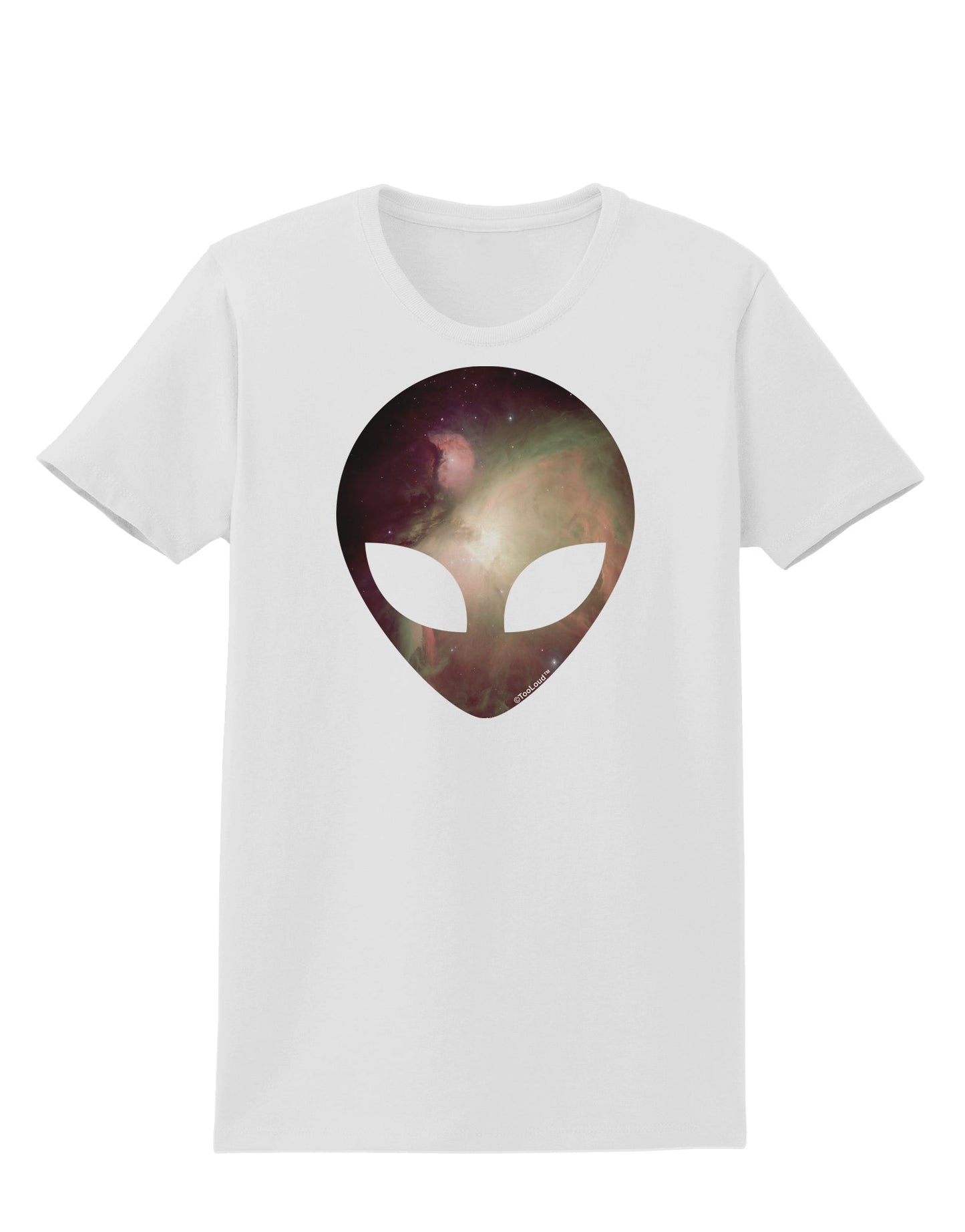 Extraterrestrial Face - Space #2 Womens T-Shirt by TooLoud-Womens T-Shirt-TooLoud-White-X-Small-Davson Sales