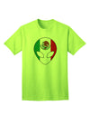 Extraterrestrial Mexican Flag - Premium Adult T-Shirt Collection-Mens T-shirts-TooLoud-Neon-Green-Small-Davson Sales