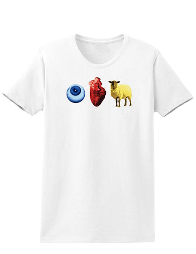 Eye Heart Ewe Adult Womens T-Shirt-Womens T-Shirt-TooLoud-White-Small-Davson Sales