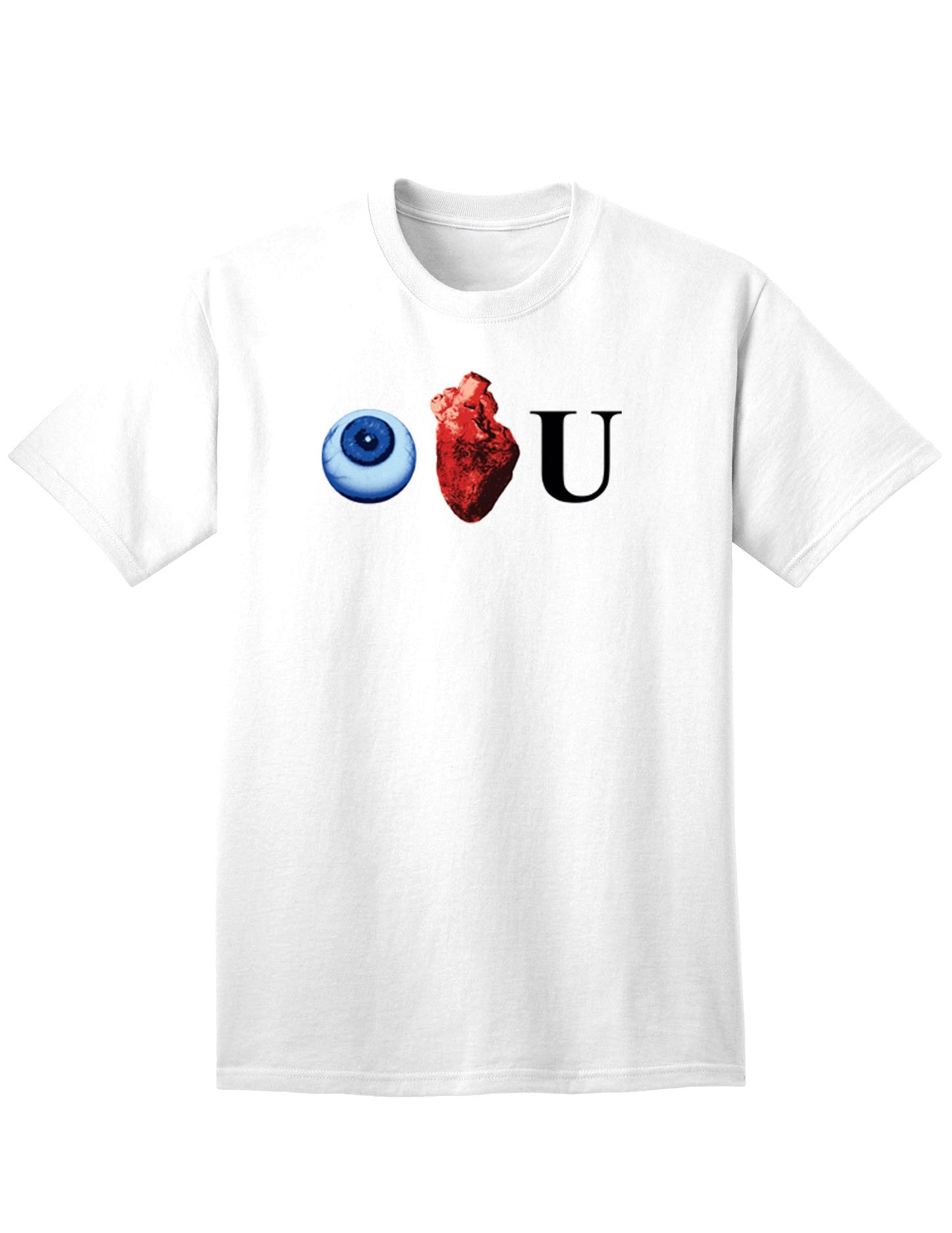 Eye Heart U Adult Mens and Womens T-Shirt-Womens T-Shirt-TooLoud-White-Small-Davson Sales