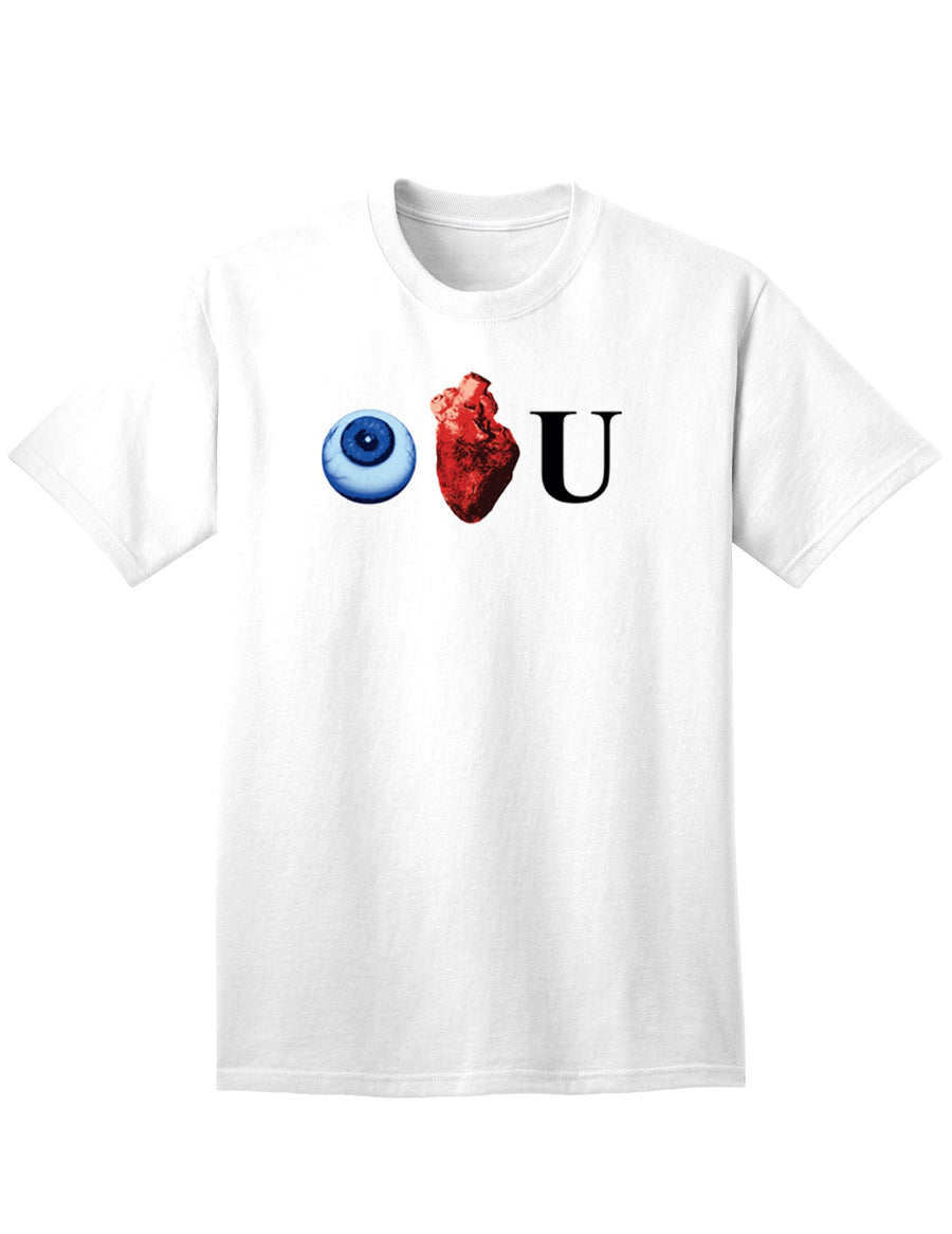 Eye Heart U Adult Mens and Womens T-Shirt-Womens T-Shirt-TooLoud-White-Small-Davson Sales