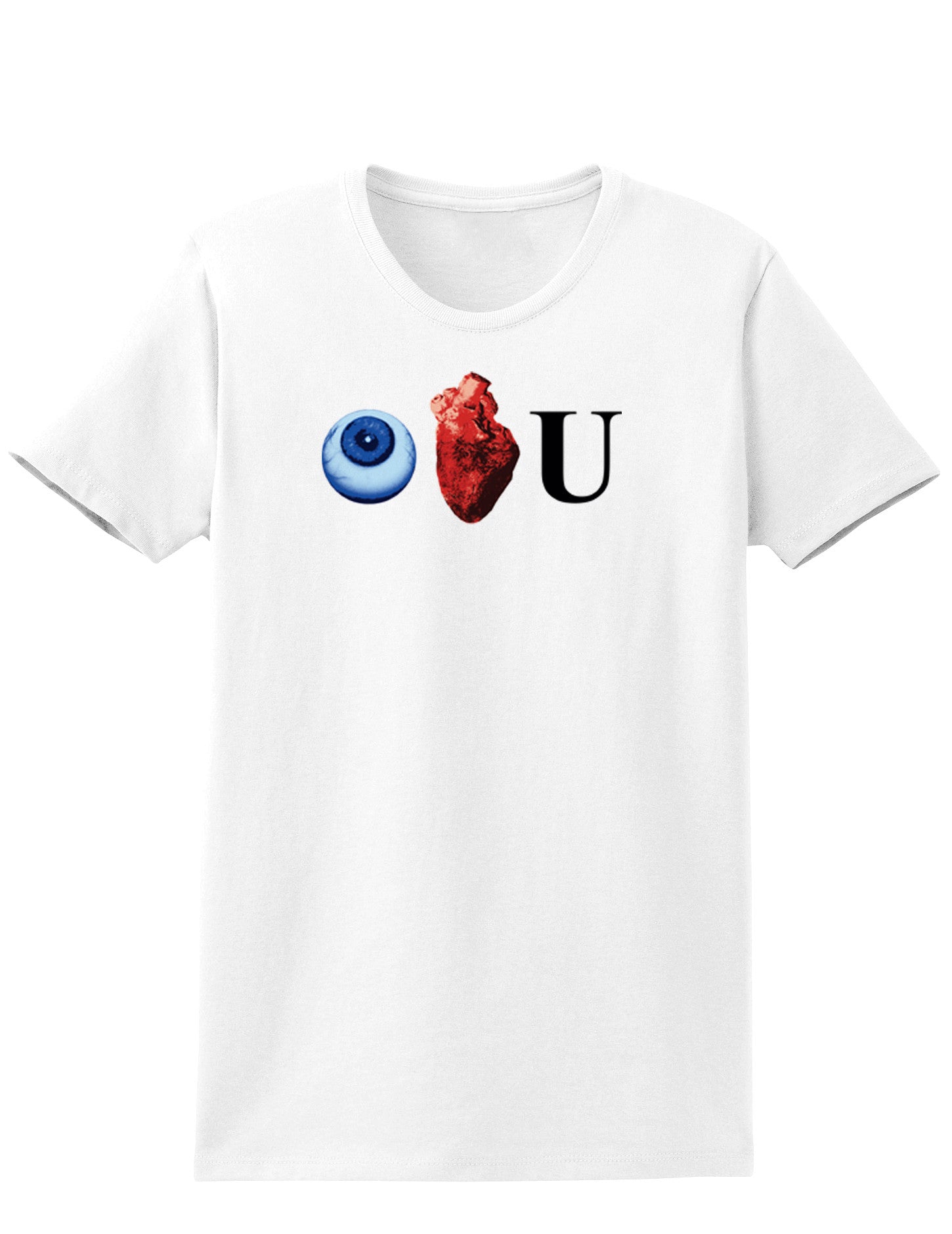 Eye Heart U Adult Womens T-Shirt-Womens T-Shirt-TooLoud-White-Small-Davson Sales
