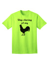 Eye-catching Rooster Design Adult T-Shirt by TooLoud-Mens T-shirts-TooLoud-Neon-Green-Small-Davson Sales