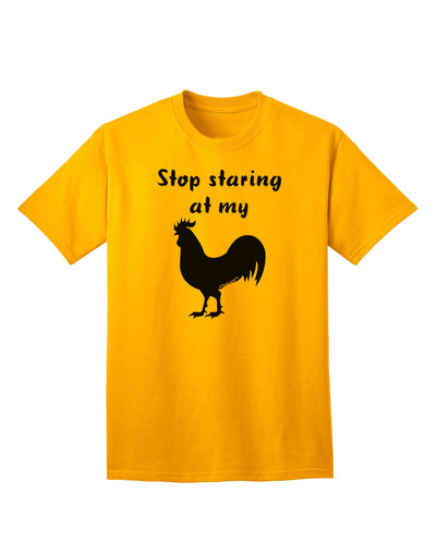 Eye-catching Rooster Design Adult T-Shirt by TooLoud-Mens T-shirts-TooLoud-Gold-Small-Davson Sales