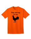 Eye-catching Rooster Design Adult T-Shirt by TooLoud-Mens T-shirts-TooLoud-Orange-Small-Davson Sales