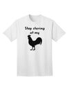 Eye-catching Rooster Design Adult T-Shirt by TooLoud-Mens T-shirts-TooLoud-White-Small-Davson Sales