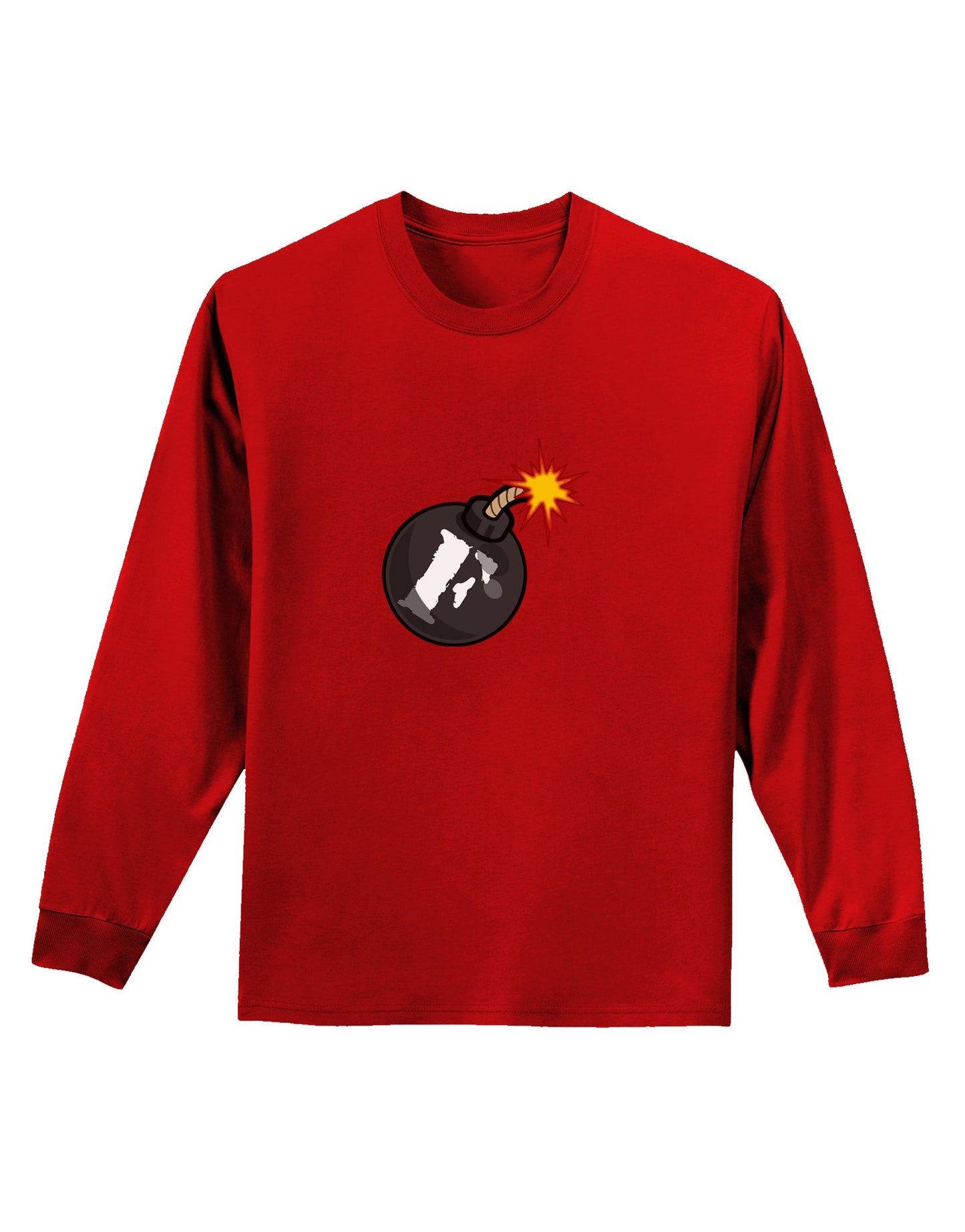 F-Bomb Funny Adult Long Sleeve Dark T-Shirt by TooLoud-TooLoud-Red-Small-Davson Sales