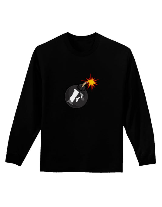 F-Bomb Funny Adult Long Sleeve Dark T-Shirt by TooLoud-TooLoud-Black-Small-Davson Sales