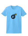 F-Bomb Funny Womens T-Shirt by TooLoud-TooLoud-Aquatic-Blue-X-Small-Davson Sales