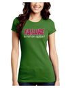 Failure Is Not An Option Distressed Juniors Crew Dark T-Shirt by TooLoud-T-Shirts Juniors Tops-TooLoud-Kiwi-Green-Juniors Fitted X-Small-Davson Sales