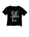 Faith Conquers Fear Infant T-Shirt-Infant T-Shirt-TooLoud-Black-06-Months-Davson Sales