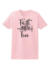 Faith Conquers Fear Womens T-Shirt-Womens T-Shirt-TooLoud-PalePink-X-Small-Davson Sales