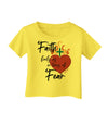 Faith Fuels us in Times of Fear Infant T-Shirt-Infant T-Shirt-TooLoud-Yellow-06-Months-Davson Sales