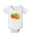 Fall Pumpkin Scene Baby Romper Bodysuit-Baby Romper-TooLoud-White-06-Months-Davson Sales