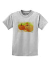 Fall Pumpkin Scene Childrens T-Shirt-Childrens T-Shirt-TooLoud-AshGray-X-Small-Davson Sales