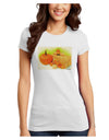 Fall Pumpkin Scene Juniors T-Shirt-Womens Juniors T-Shirt-TooLoud-White-Juniors Fitted X-Small-Davson Sales