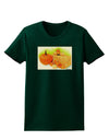 Fall Pumpkin Scene Womens Dark T-Shirt-TooLoud-Forest-Green-Small-Davson Sales